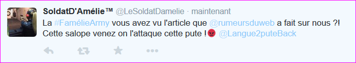 Amélie HG4, Les Anges est revenue sur twitter pour ses fans (vidéo)