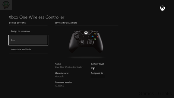 Xbox One : Nouveau firmware pour la manette