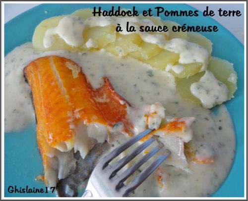 Haddock et Pommes de terre à la sauce crémeuse