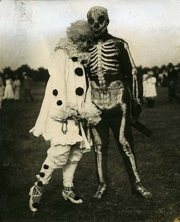 Photographies vintages de Clowns pas forcément drôles