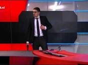 homme armé fait irruption dans journal télévisé (Pays-Bas)
