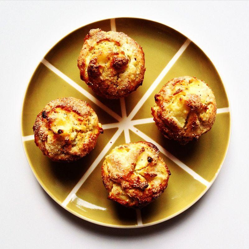 Muffins-pomme-poire-ricotta-pavot
