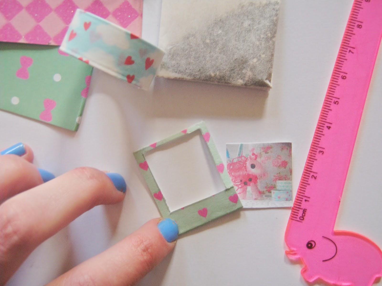 DIY: Petit cadre photo façon Polaroid pour mon Thé !