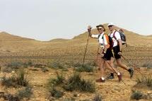 100 km Sahara Nordic Walking