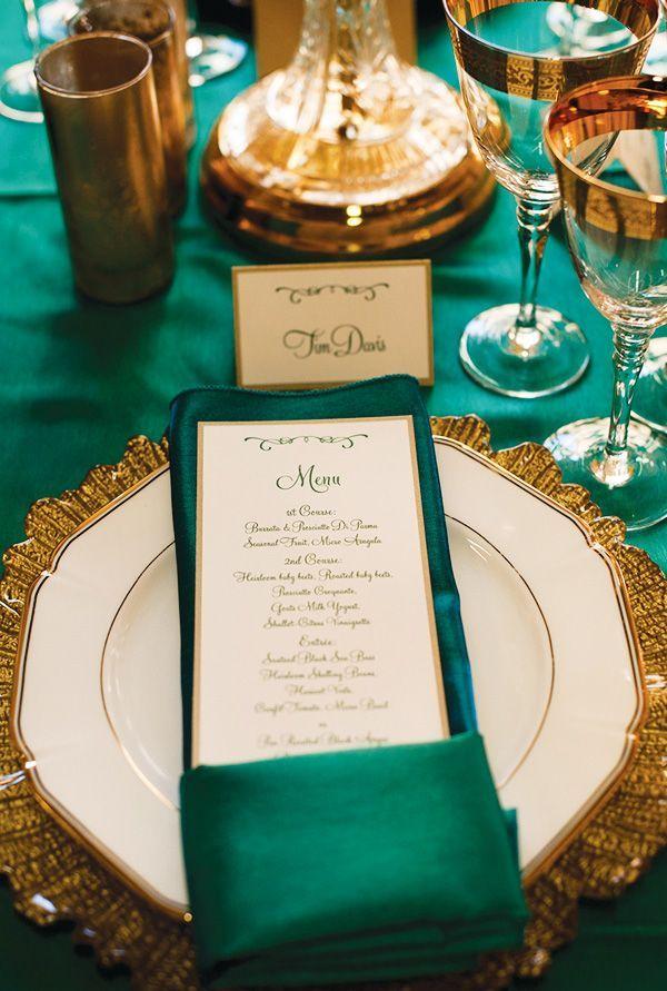 emerald and gold wedding colors | Love the Antique Gold and Emerald Green Color Scheme! Wizard of Oz ...