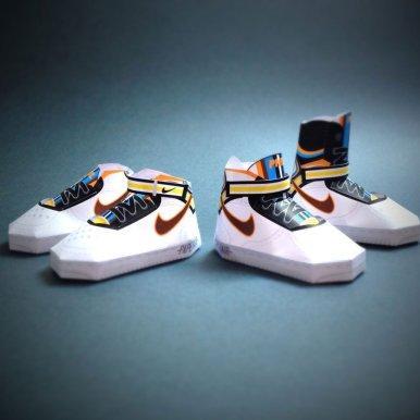 Des sneakers miniatures réalisées avec du papier, et c’est plutôt chouette !