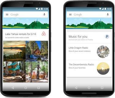 Les applications tierces arrivent sur Google Now pour Android