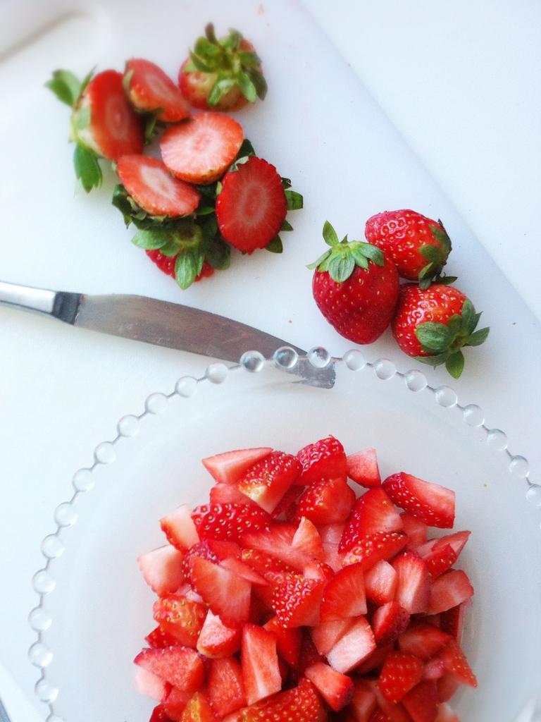 Key lime pie &; fraises ♥