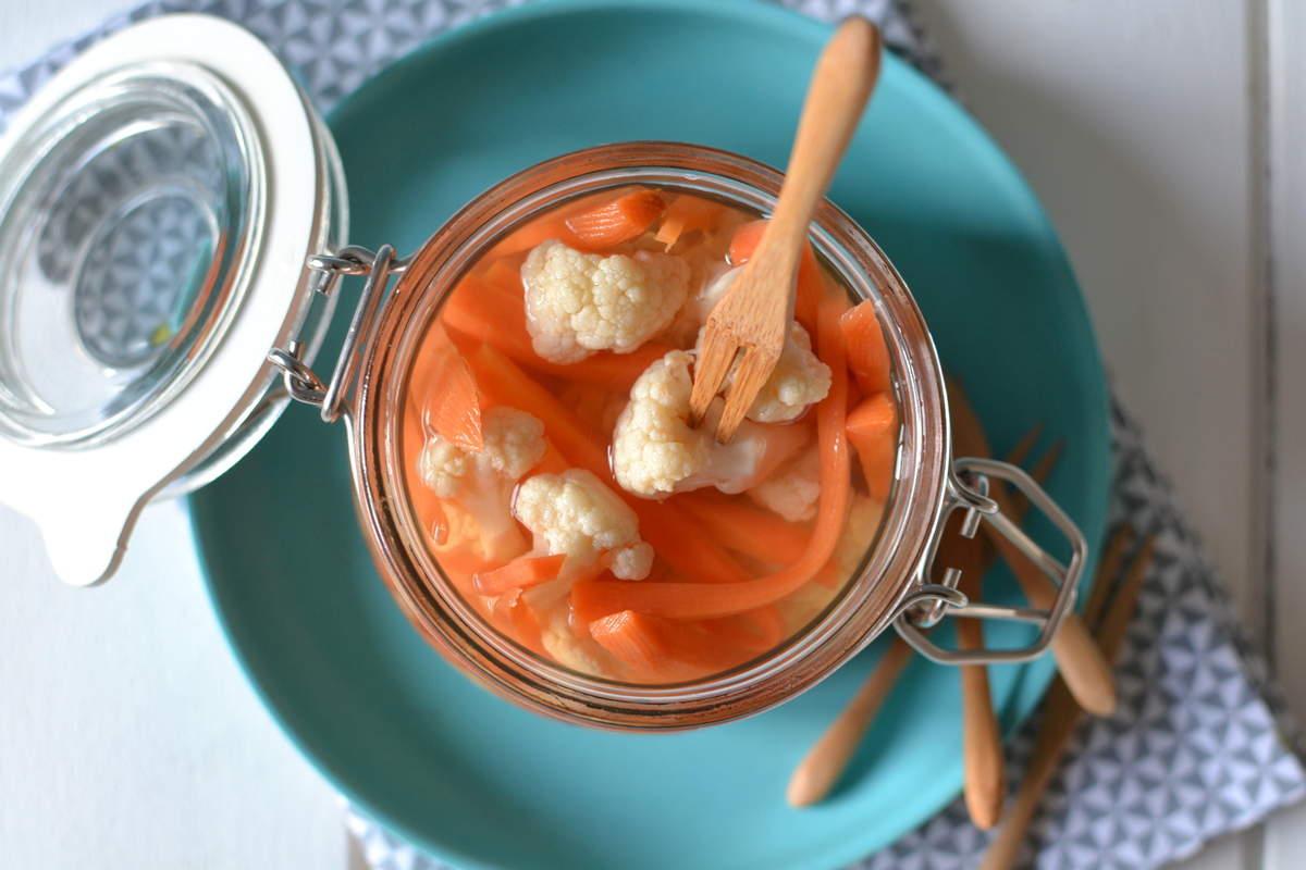 Légumes croquants au vinaigre { Comme des cornichons...! }