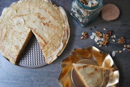[Recette] Pour la Chandeleur, je tente le gâteau de crêpes au caramel au beurre salé !