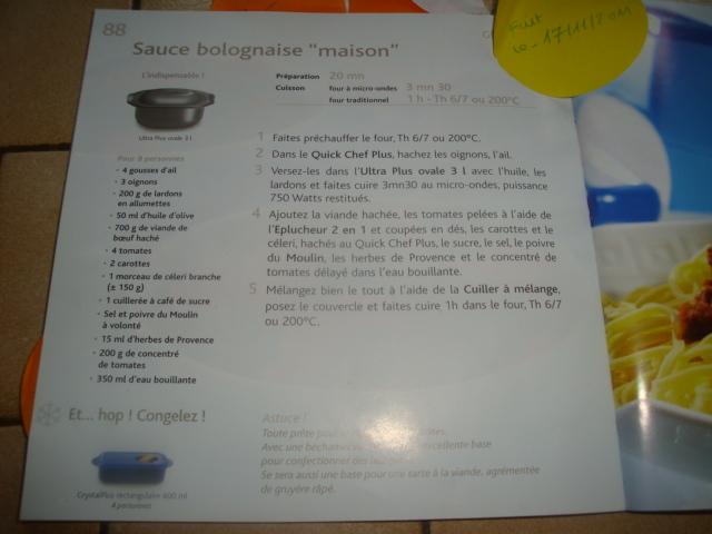 Sauce bolognaise maison  cookeo  usb