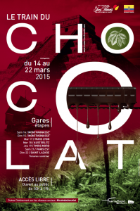Affiche Train du Chocolat 2015