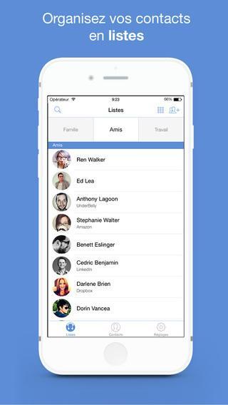 Carnet de contact malin sur votre iPhone (2) : Connect