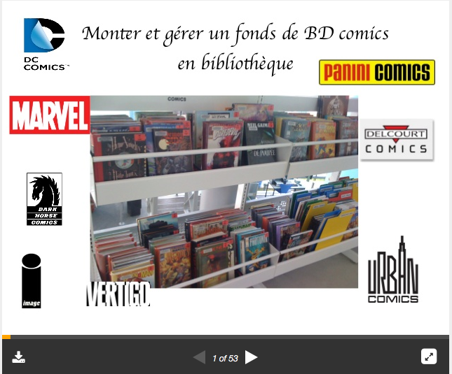 Bibliographie des ouvrages français consacrés aux Comics
