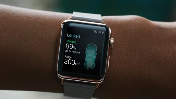 L'Apple Watch aura son App Tesla