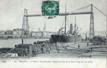 Le Pont transbordeur de Rouen, un bel ouvrage à l'aube du XXème siècle