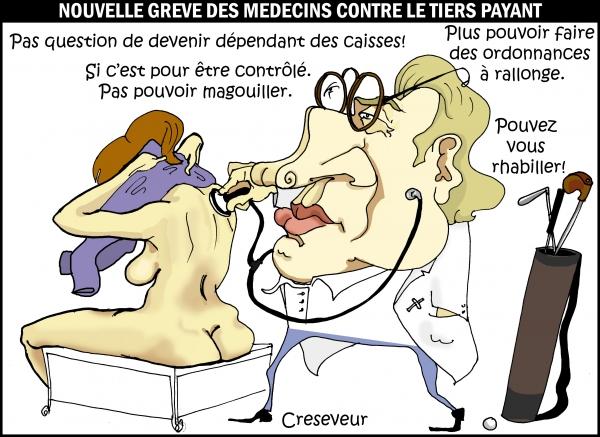 Contre le tiers-payant, les médecins veulent continuer de palper à discrétion