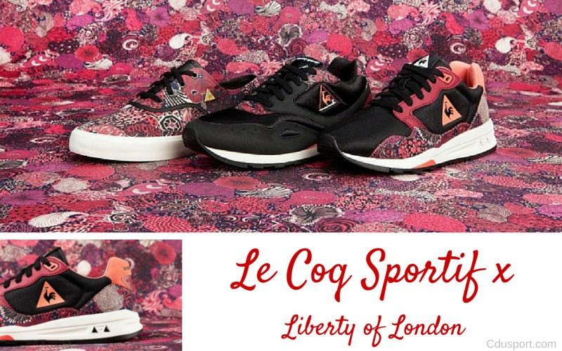 Les fleurs de Liberty of London pour les sneakers Le Coq Sportif
