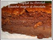Gâteau magique chocolat Bizcocho mágico chocolate bajo