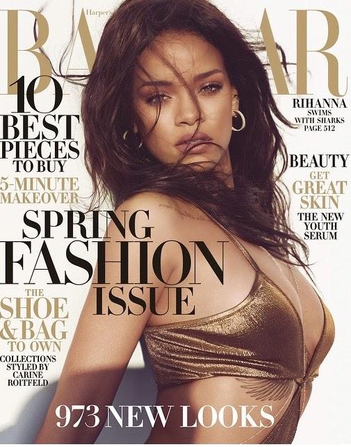 Rihanna cover girl de la prochaine edition du Harper's Bazaar US...