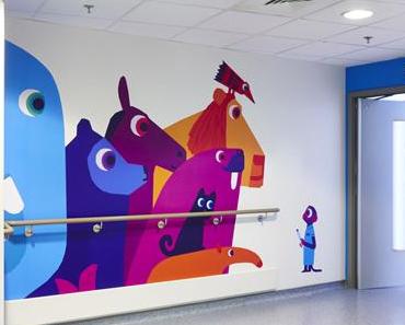 Londres: 15 artistes et designers décorent un hôpital pour enfants