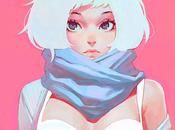 peintures digitales illustrations Ilya Kuvshinov