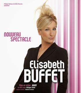 THEATRE: Nouveau Spectacle d'Elisabeth Bufffet, moules et buffet à volonté / Nouveau Spectacle by Elisabeth Bufffet, mussels and all-you-can-eat buffet