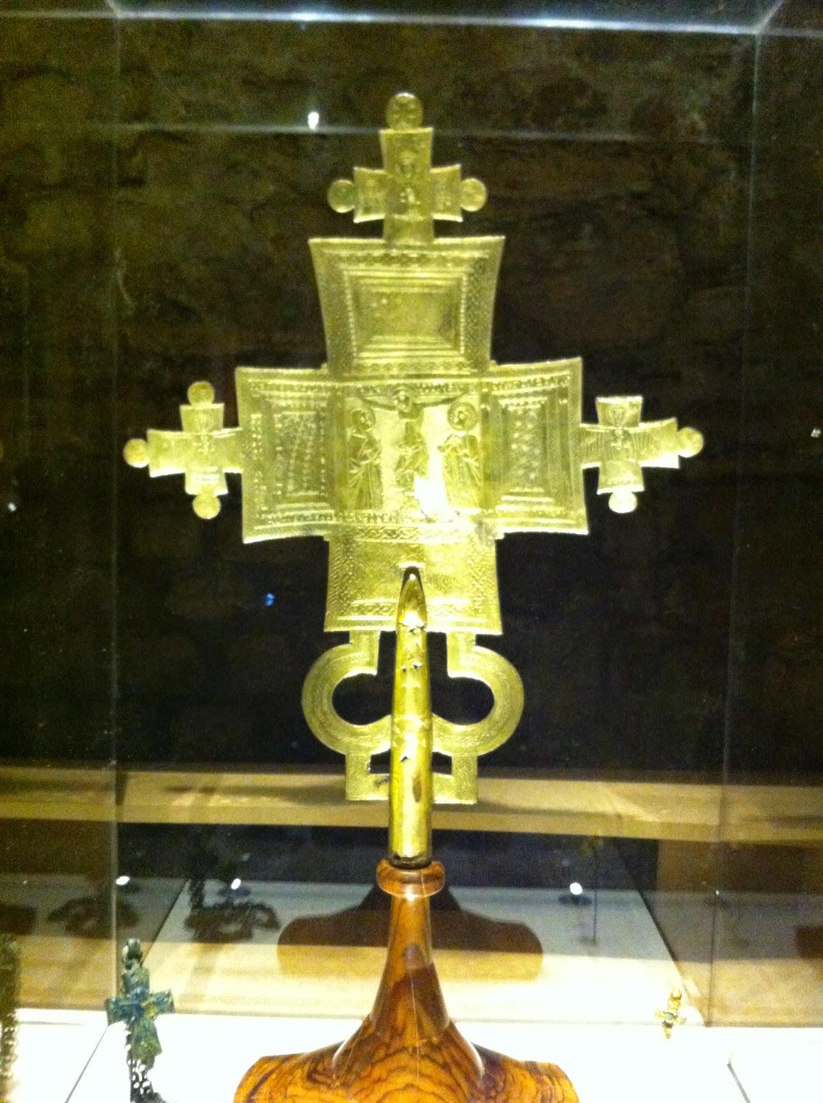 Croix processionnelle, Abyssinie, 14e siècle, Florence, Bargello