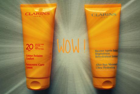 LA découverte d’une vie : la crème solaire et l’après soleil Clarins !