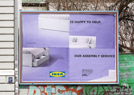 Ikea désassemblé