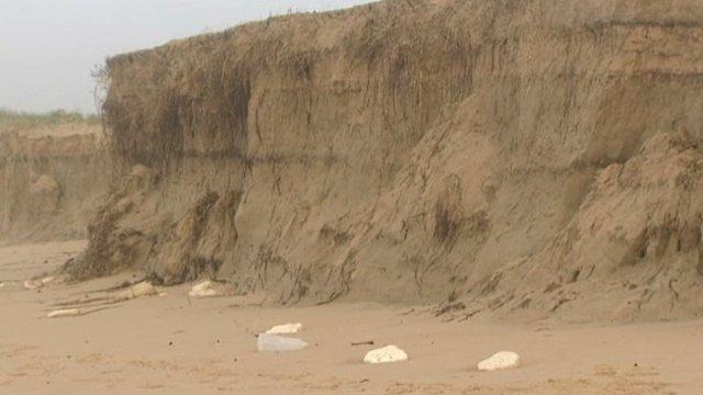 Sur l'île d'Oléron, les côtes ont, par endroits, reculé de 60 mètres. © FTV