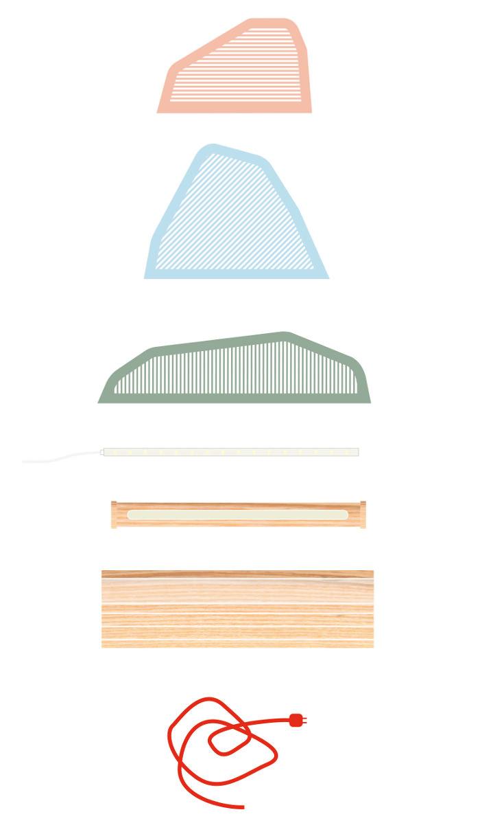 Lampe Paysage par Camille Hesnard