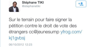 et oui mon pauvre Stéphane… La droite est dure pour les #sans-papiers ! #tiki
