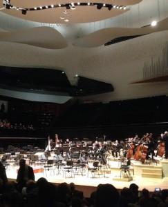 L'orchestre de Toulouse dans la grande salle de la philharmonie