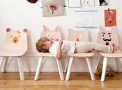 oeuf chaises bois lapin d’ours