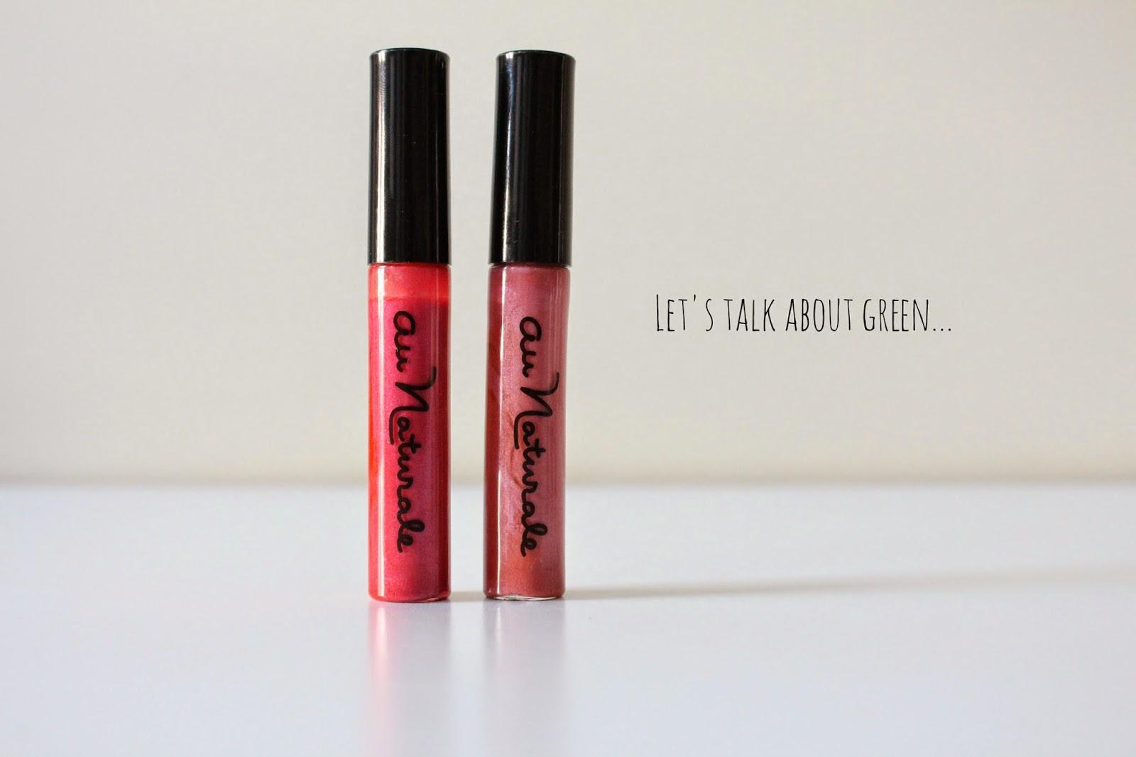 Lipstick & Lipgloss au naturale ..Rouge à lèvres et gloss au naturale...