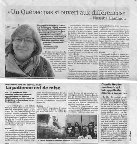 Le Peuple de Lévis, le 14 janvier 2015 (Québec)