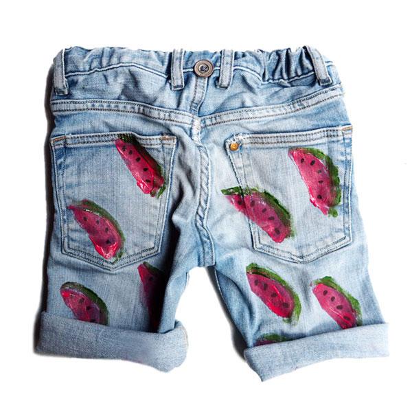 diy watermelon shorts