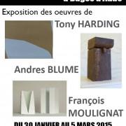 Exposition François Moulignat, Andres BLUME et Tony HARDING à La Maison des arts de Bages