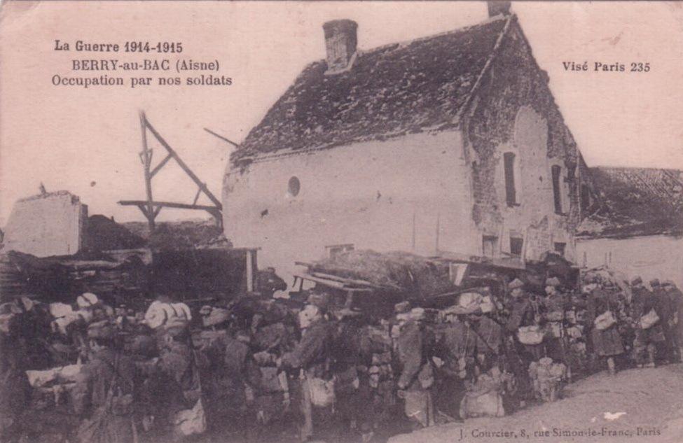Lundi 15 février 1915. Tout le reste de la journée et toute la nuit canonnade dans la direction de Berry-au-Bac