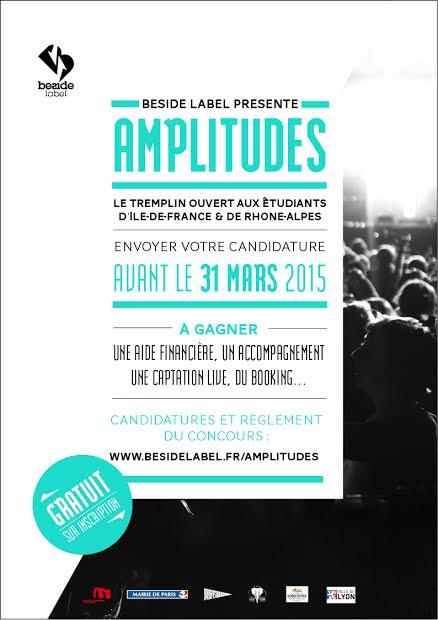 Beside Label–Amplitudes : appel à candidature jusqu’au 31/03 !