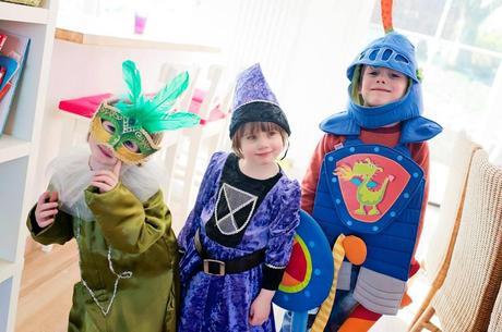 Charly, Alice et Juliette - Carnaval 2015, Chevalier et princesses