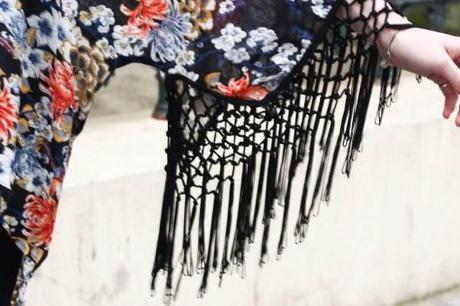 kimono franges