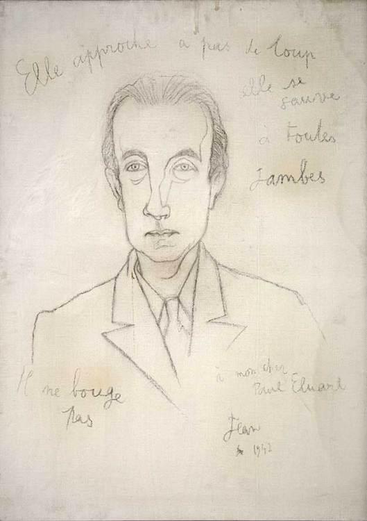Jean Cocteau - Portrait de Paul Eluard