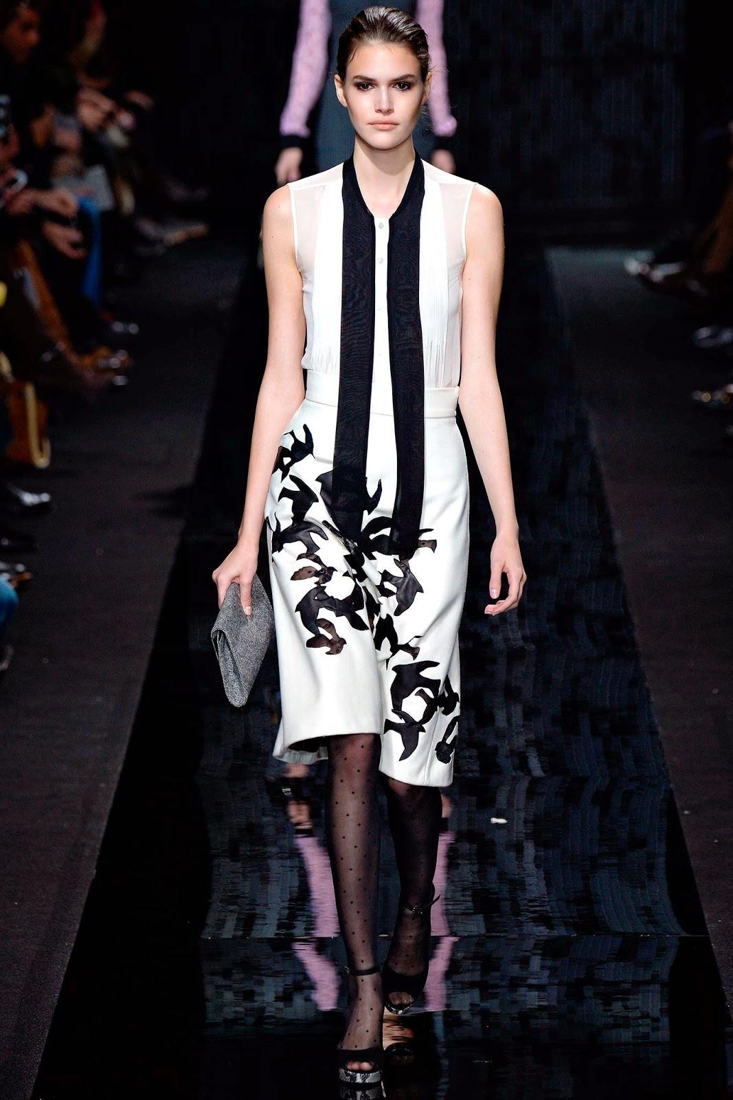 La féminité absolue du défilé Diane Von Furstenberg...