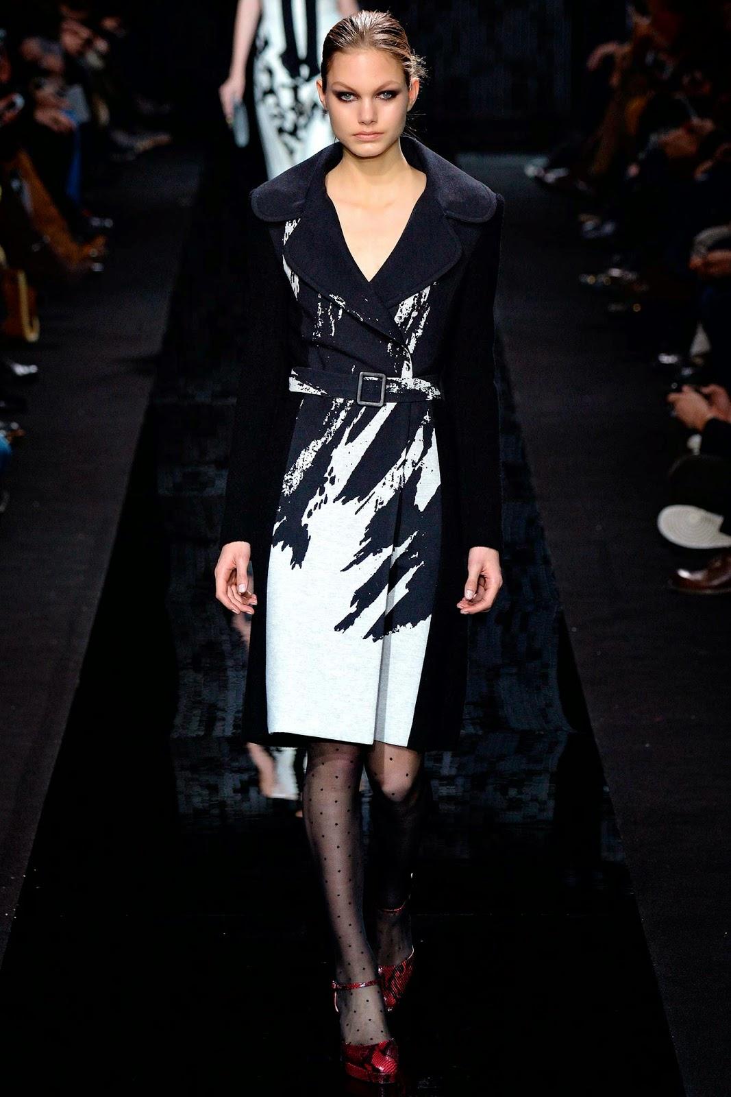 La féminité absolue du défilé Diane Von Furstenberg...