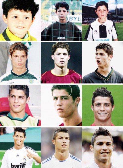 Photos de Cristiano Ronaldo enfant, jeune, adolescent et adulte - Paperblog