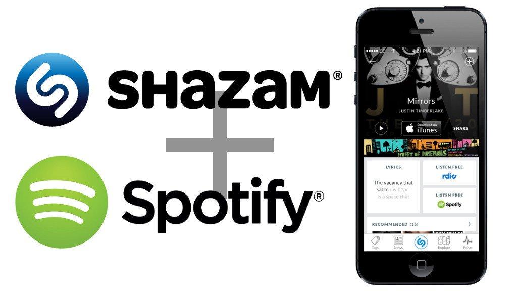 Shazam-Spotify