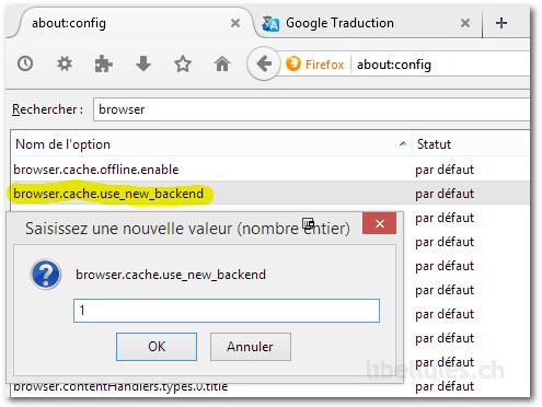 Donnez un coup de jeune à Firefox - un nouveau cache pour Firefox