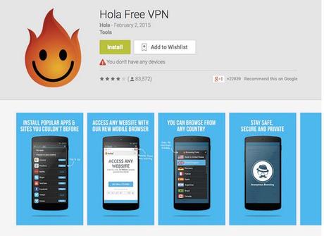 15 VPN Gratuits pour Android holafree